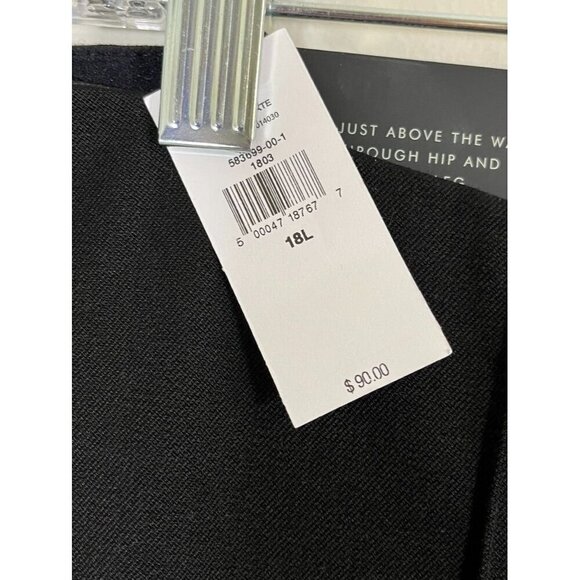 Banana Republic Pant Women 18L Black Sloan Pull On Legging Office Neutral Career - Picture 9 of 15